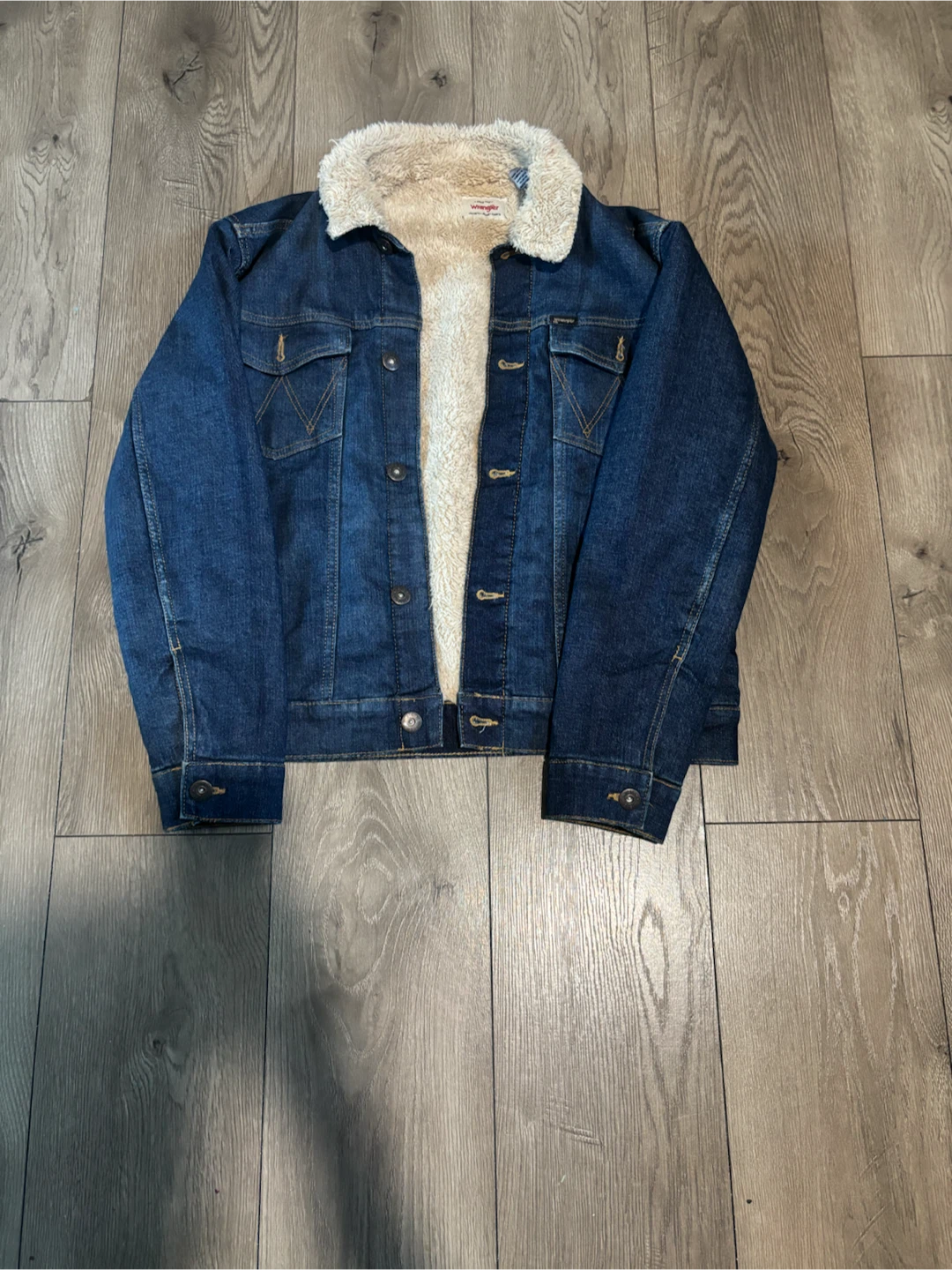 Wrangler Sherpa Lined Denim Jacket