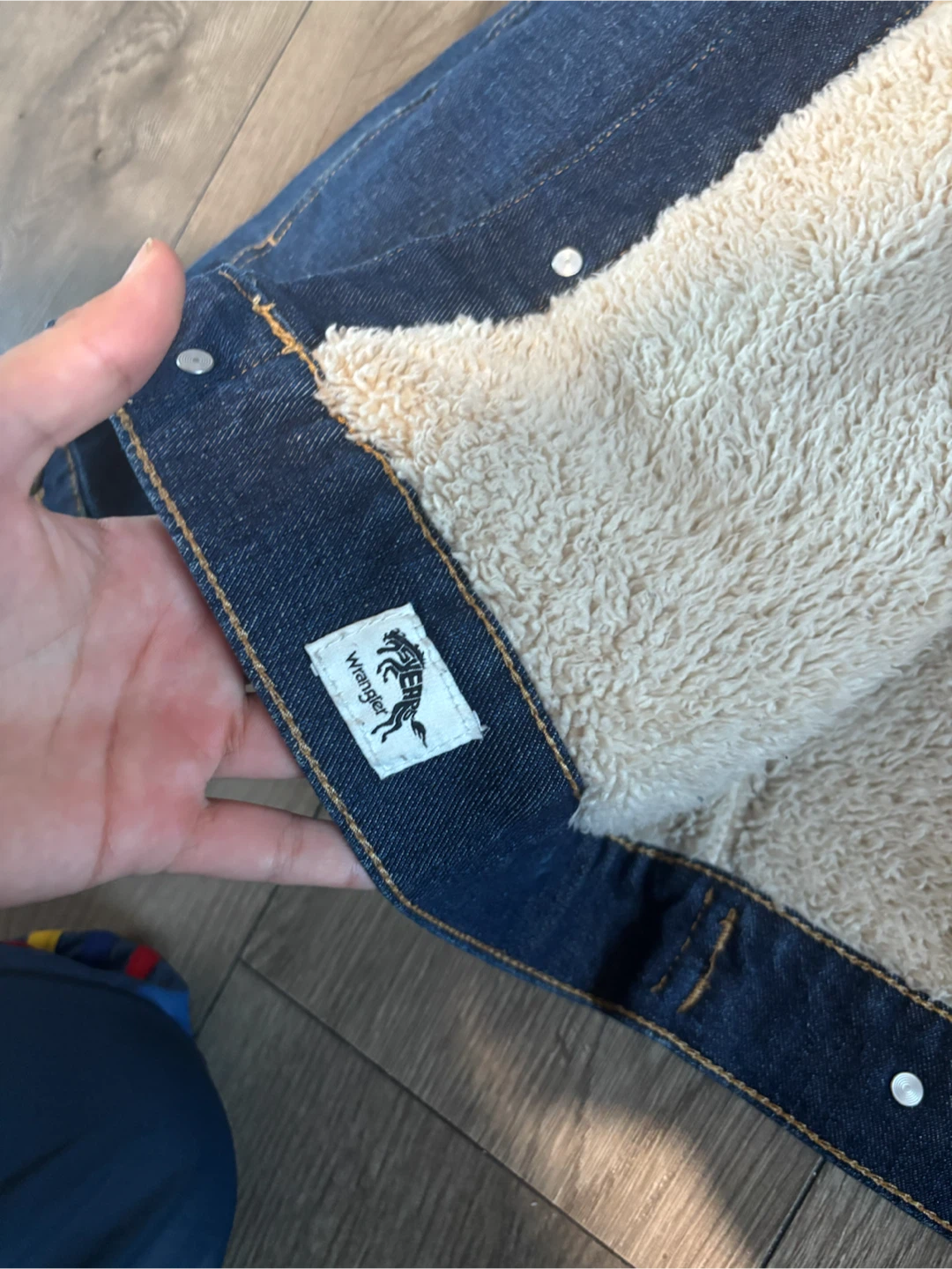 Wrangler Sherpa Lined Denim Jacket - photo 4