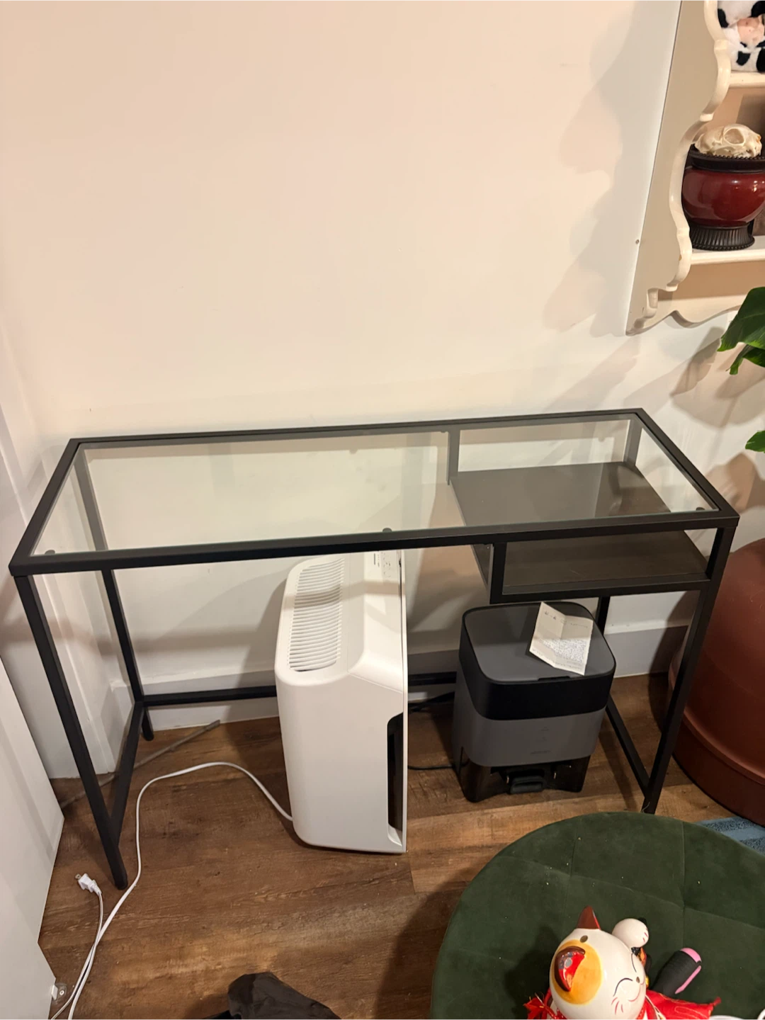 Glass desk