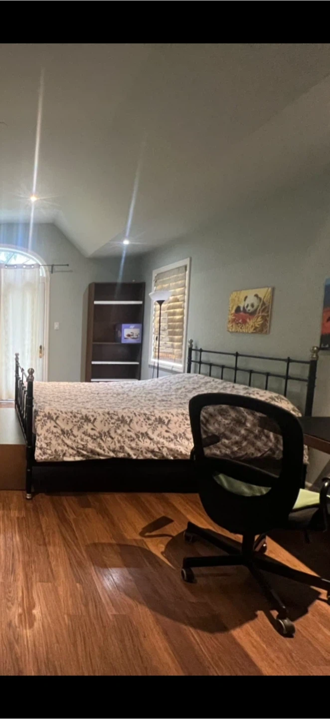 Black Metal Queen size Bed Frame - photo 3