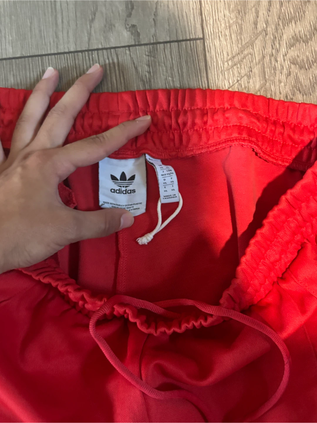 Adidas Originals Red Track Pants - photo 3