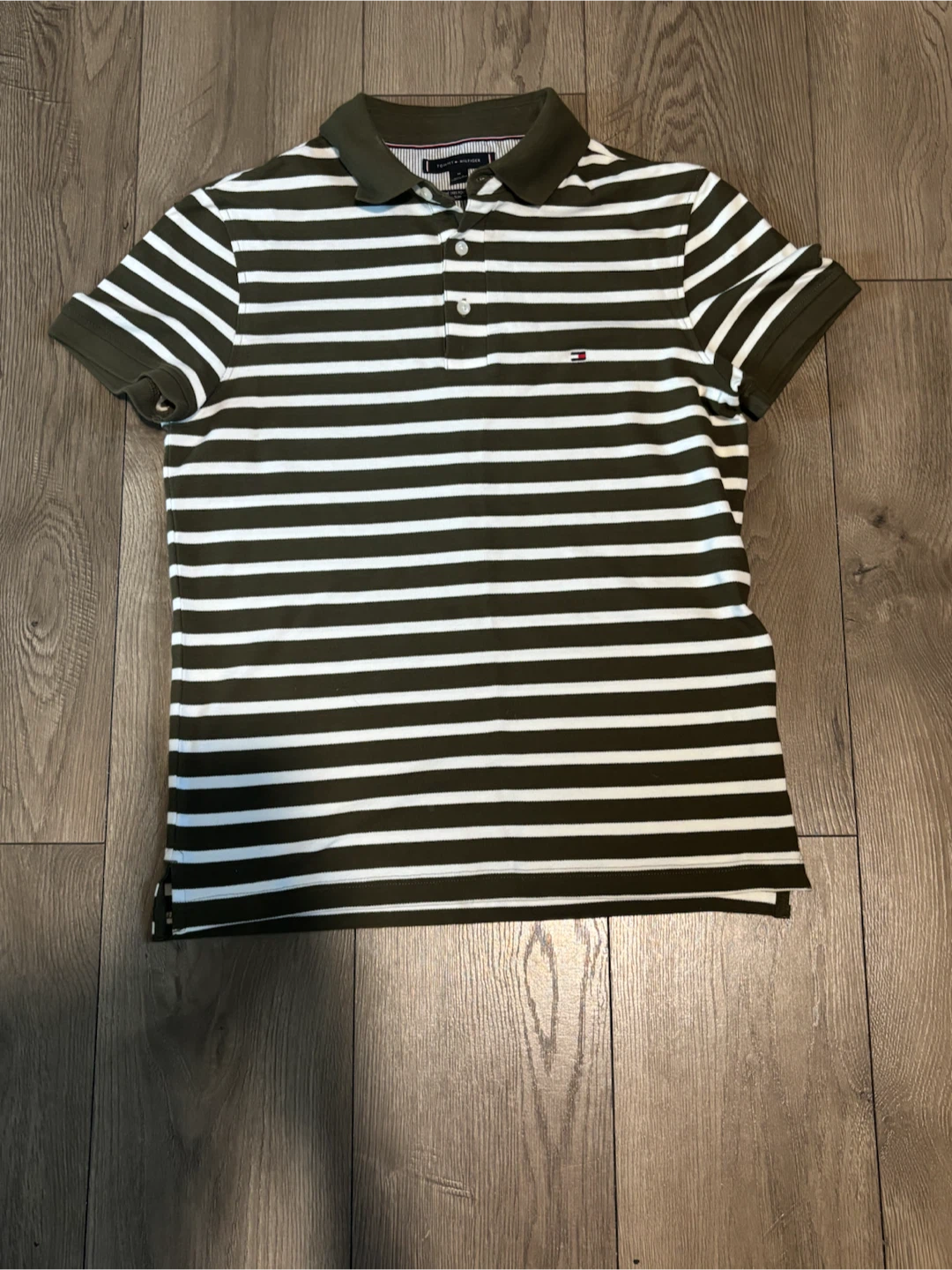 Tommy Hilfiger The 1985 Polo Shirt, Olive Green, Size M