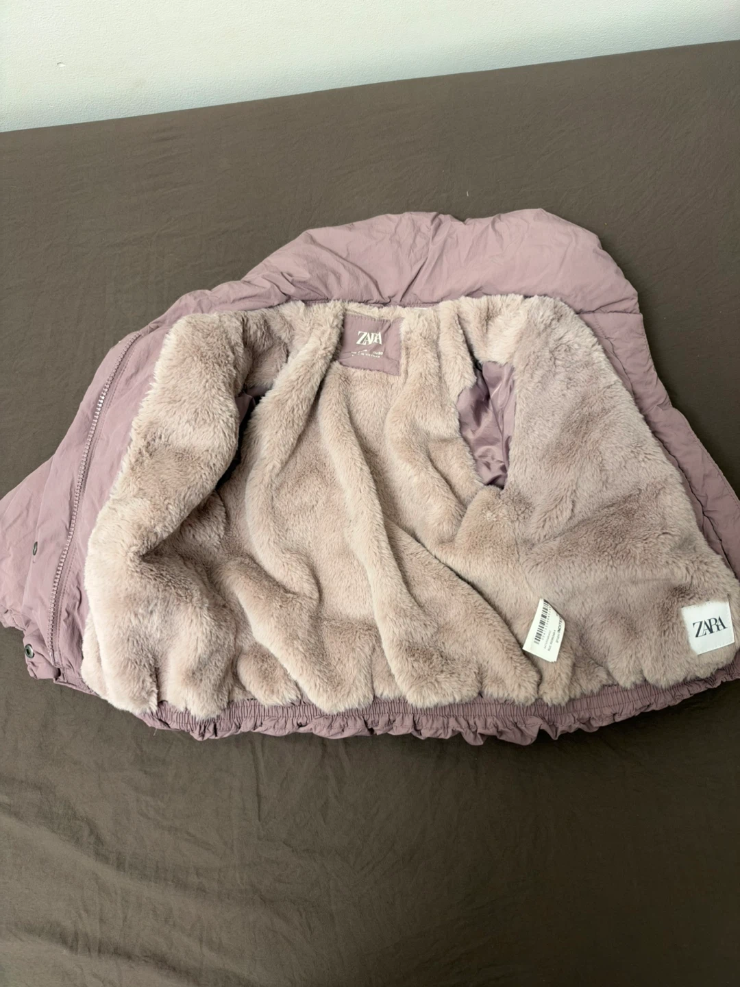 Zara Faux Fur Lined Puffer Jacket - photo 3