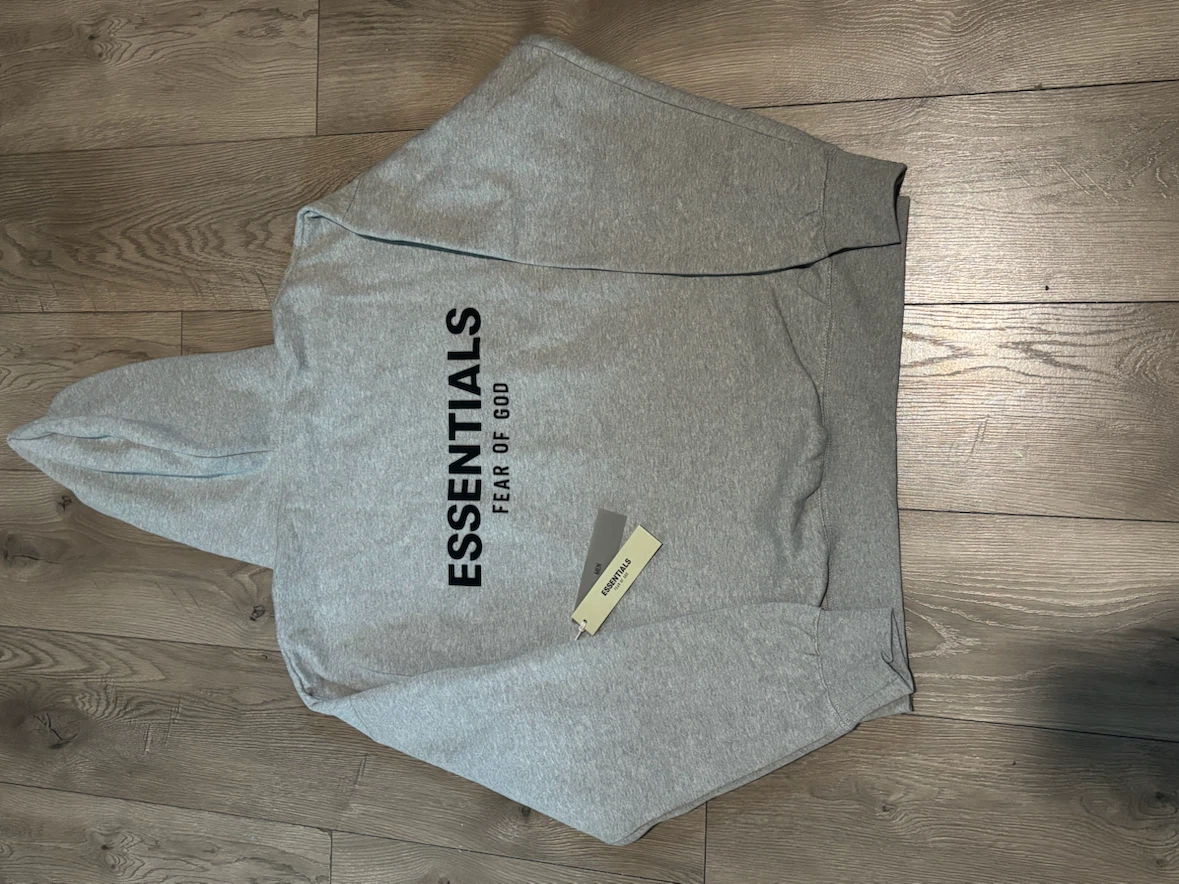 Fear of God Essentials Gray Hoodie - photo 2