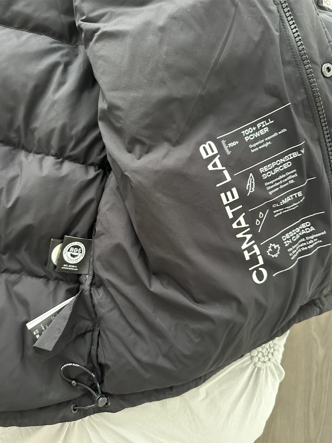 Aritzia The Super Puff Jacket - Black - Size L - photo 5