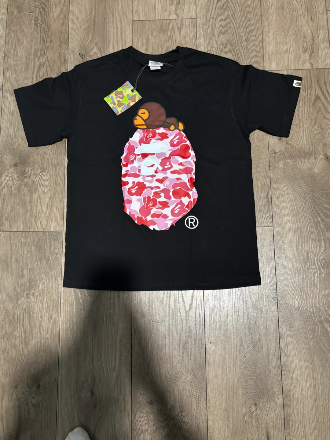 A Bathing Ape Black Graphic T-Shirt