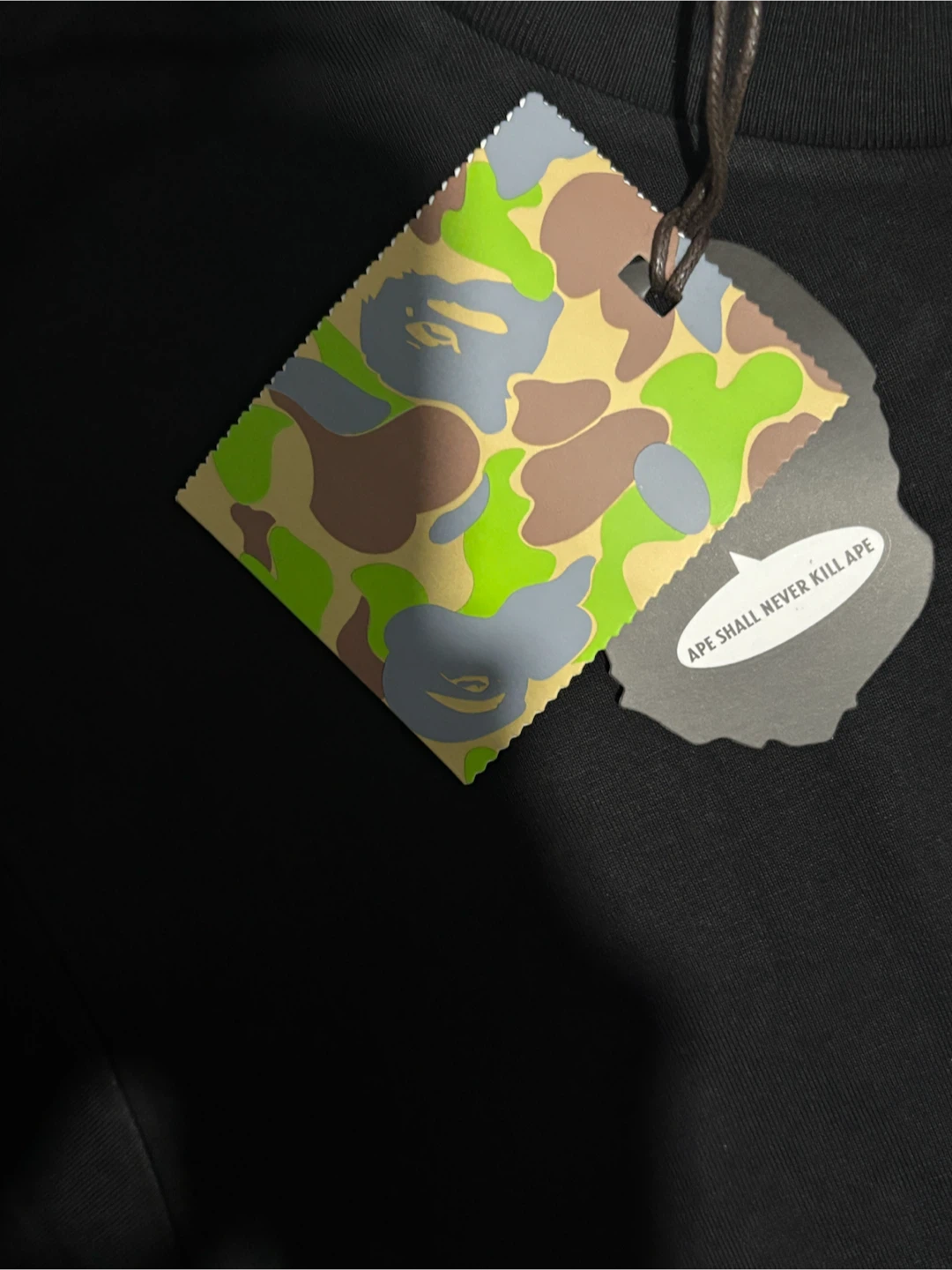 A Bathing Ape Black Graphic T-Shirt - photo 4