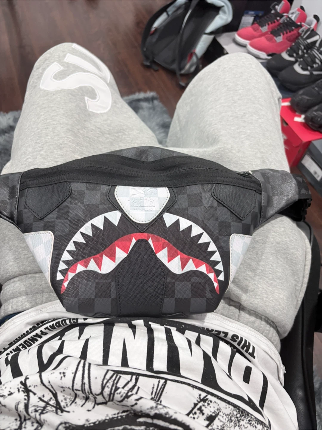 Sprayground Shark Mouth Crossbody Bag