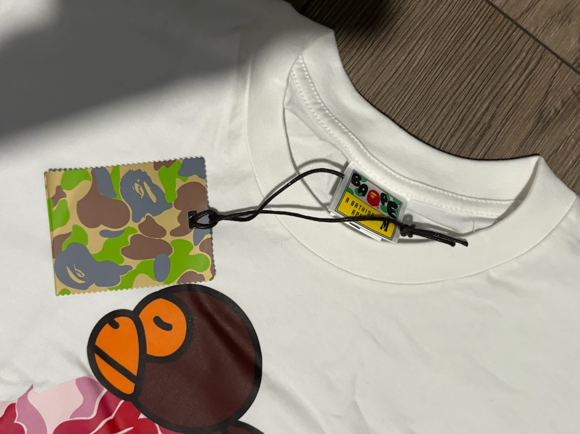 A Bathing Ape Bape White T-Shirt - photo 2