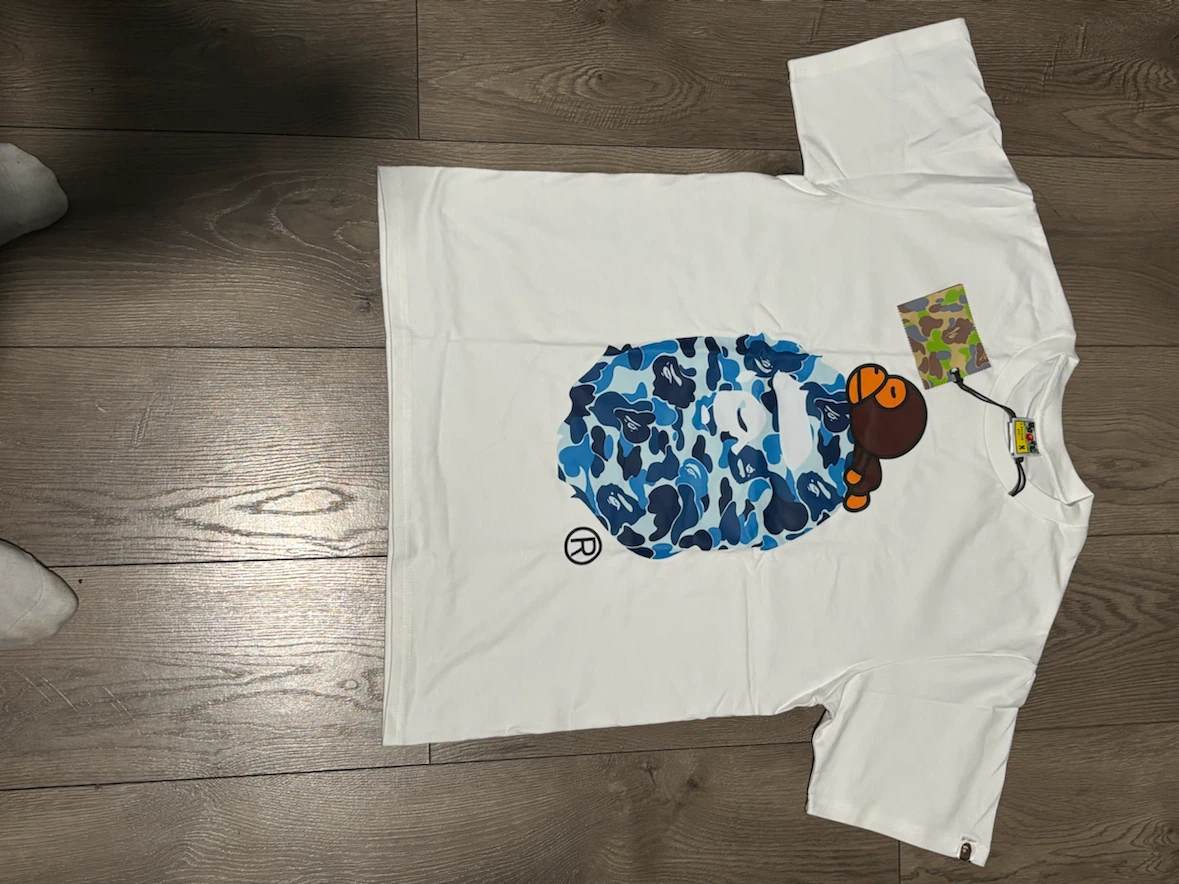 A Bathing Ape T-Shirt White Size M