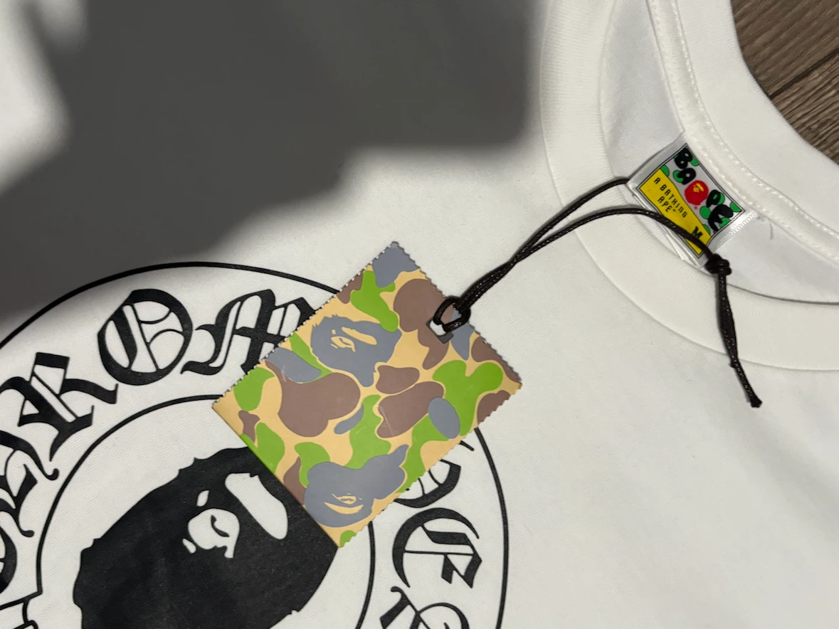 A Bathing Ape Chrome Hearts Graphic T-Shirt - photo 2