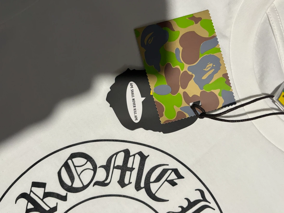 A Bathing Ape Chrome Hearts Graphic T-Shirt - photo 3