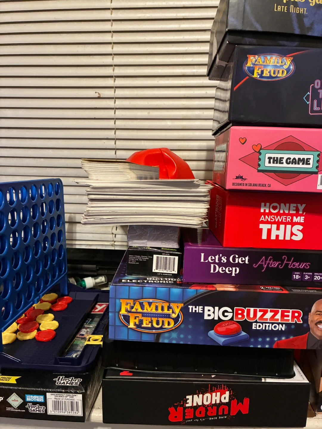 Assorted Board Games and Party Games Collection