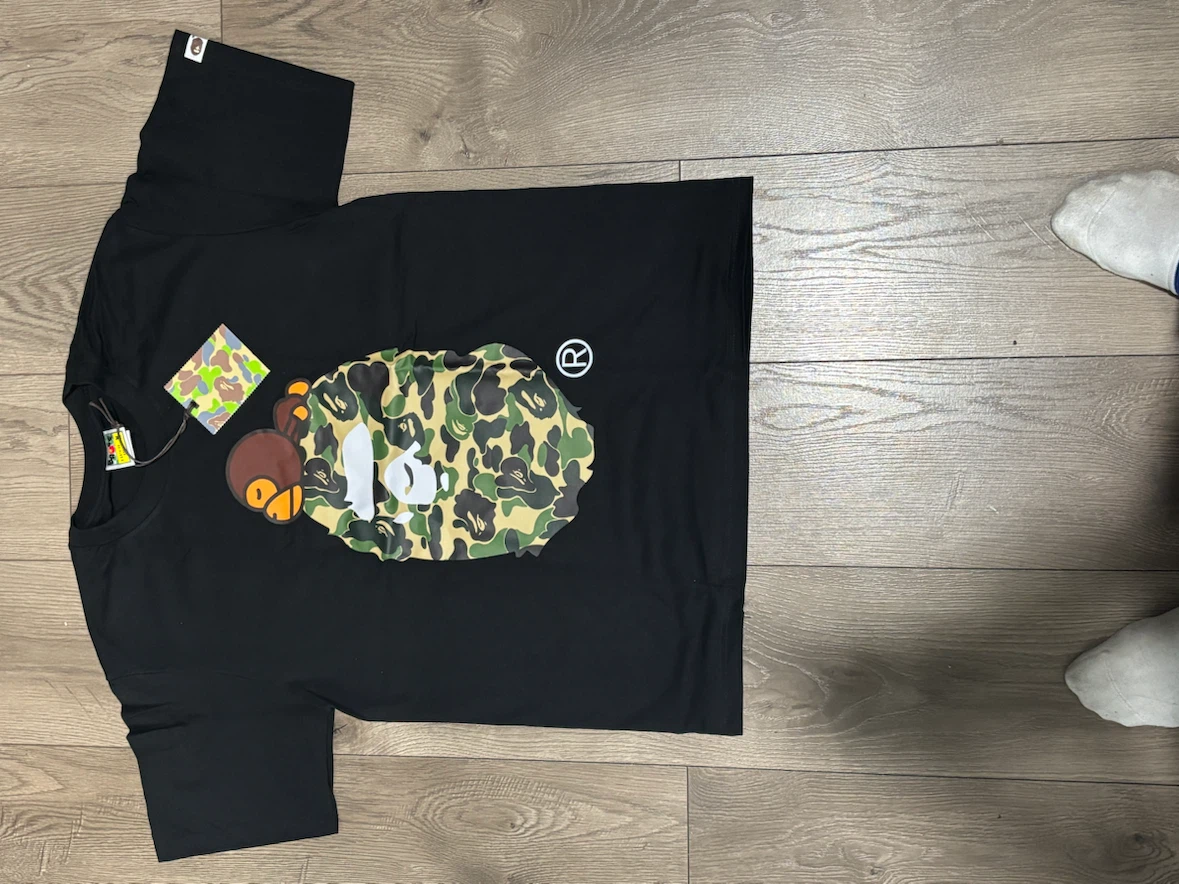 A Bathing Ape Black T-Shirt - photo 2