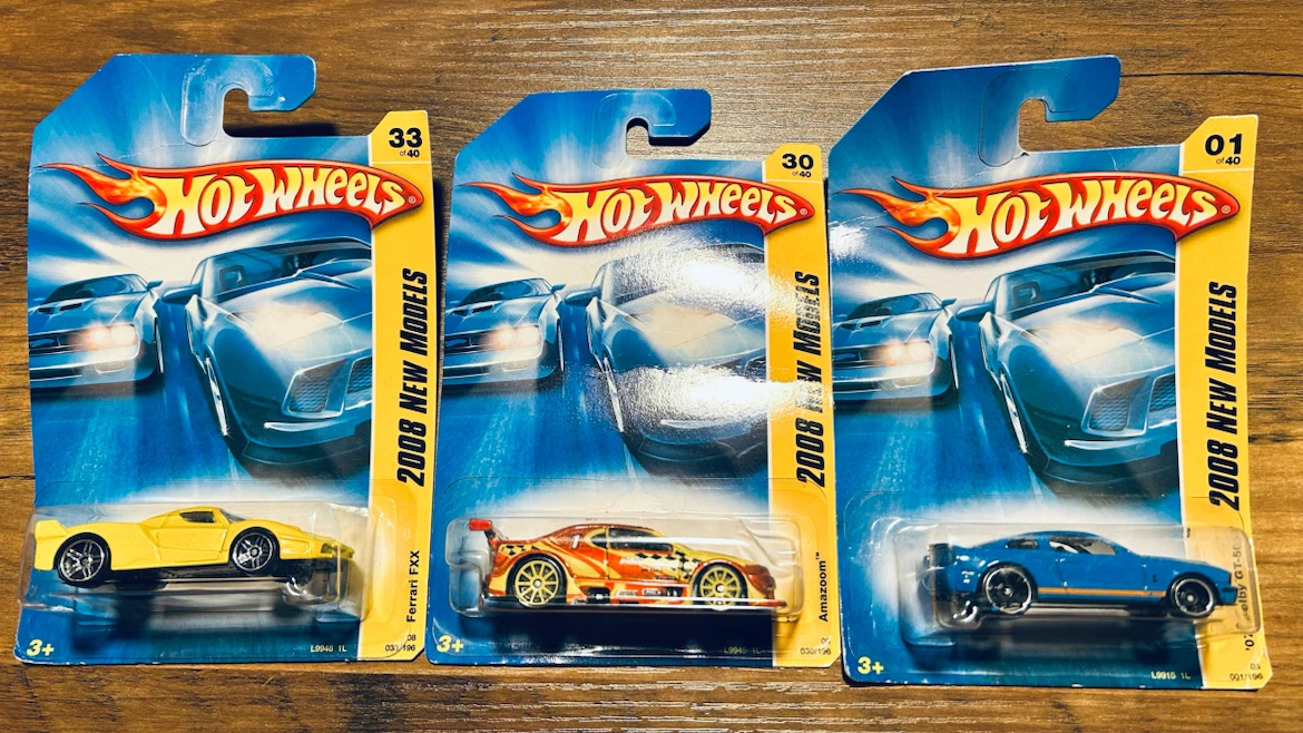 2008 Hot Wheels New Models – Ferrari FXX, Shelby GT-500
