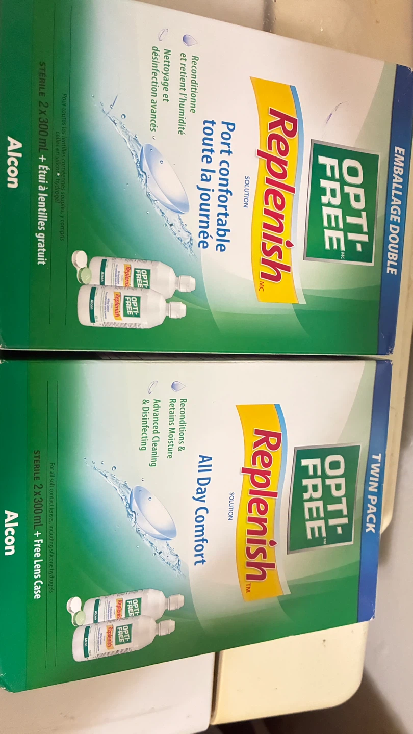Opti-Free Replenish Contact Lens Solution Twin Pack