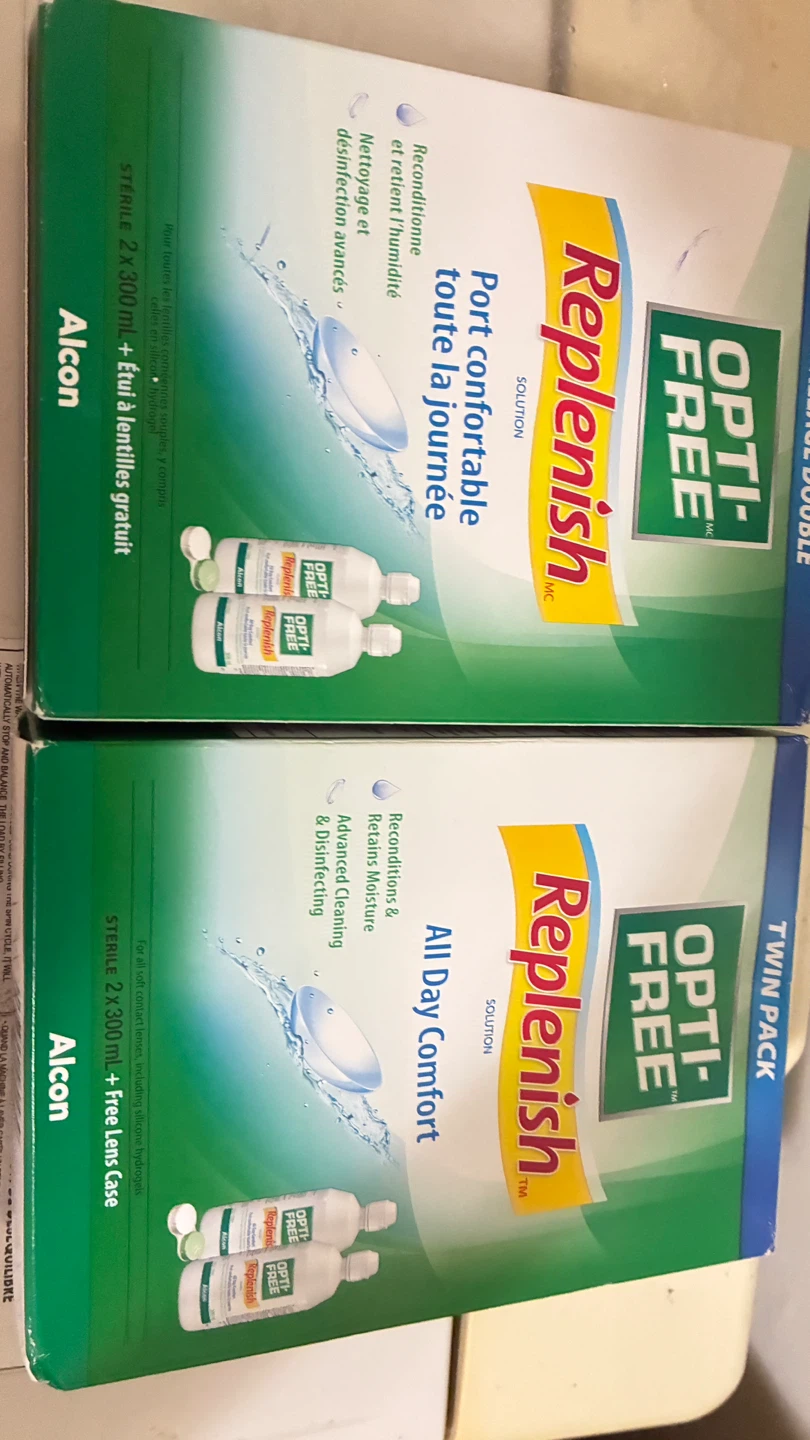 Opti-Free Replenish Contact Lens Solution Twin Pack - photo 2