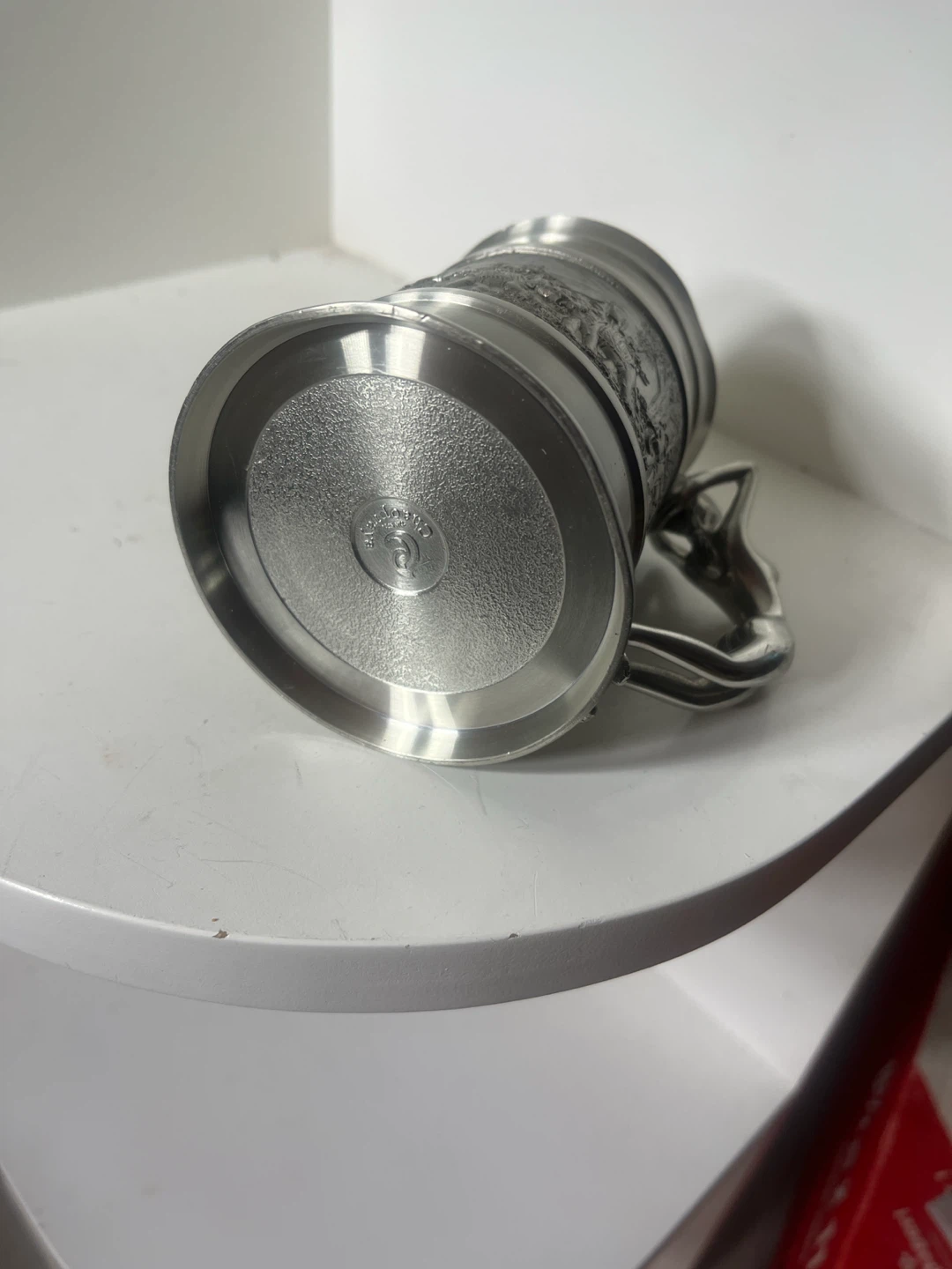 Vintage Thai Elephant Pewter Tankard - photo 2