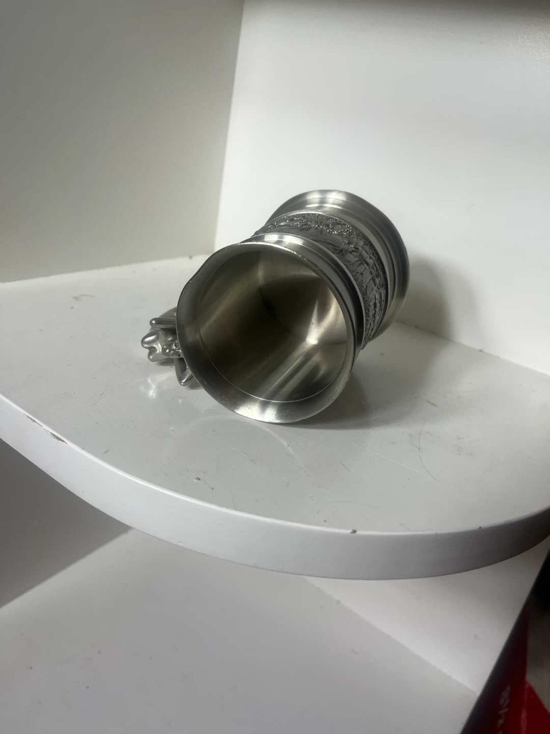 Vintage Thai Elephant Pewter Tankard - photo 3