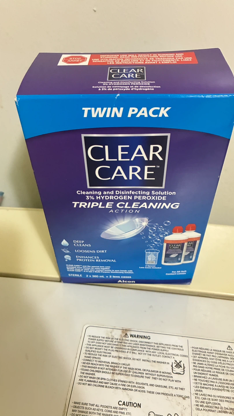 Clear Care Cleaning and Disinfecting Solution Twin Pack - photo 2