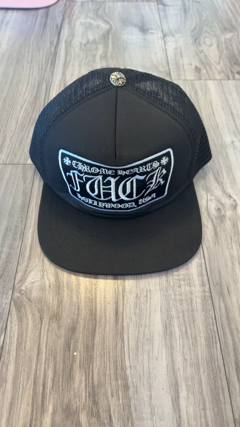 Chrome Hearts Trucker Hat Black