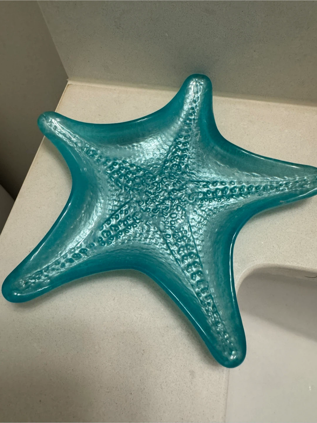 Turquoise Starfish Soap Dish
