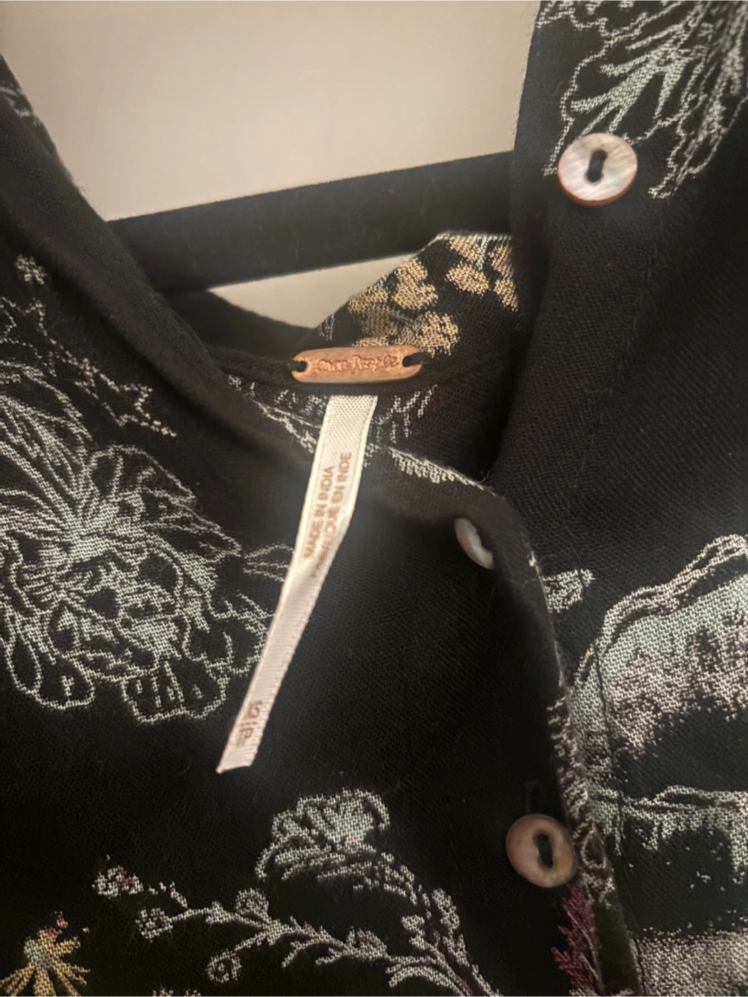 Free People Floral Long Sleeve Button-Down Shirt - photo 2