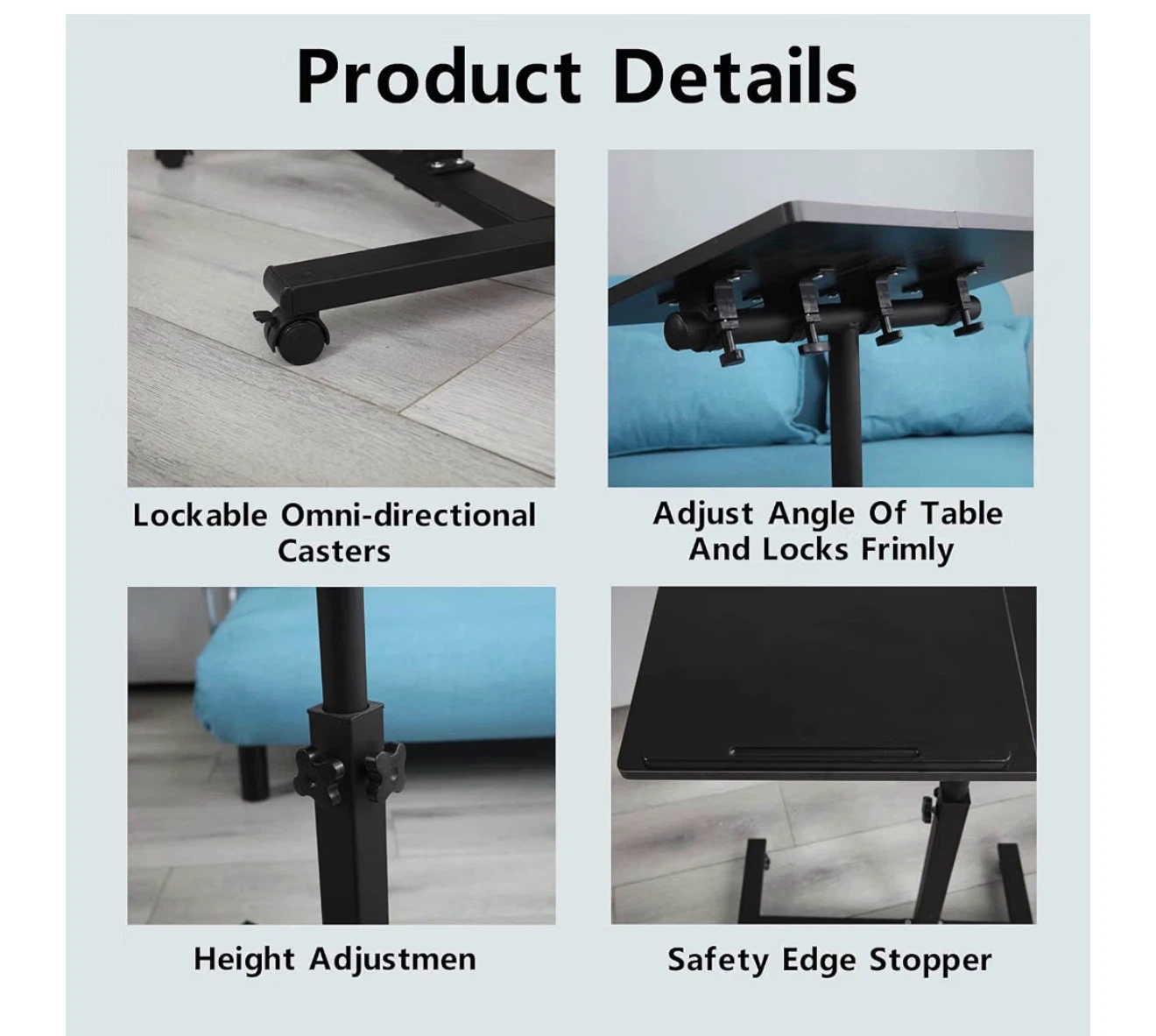 MOVING SALE - Adjustable Rolling Laptop Desk - photo 5