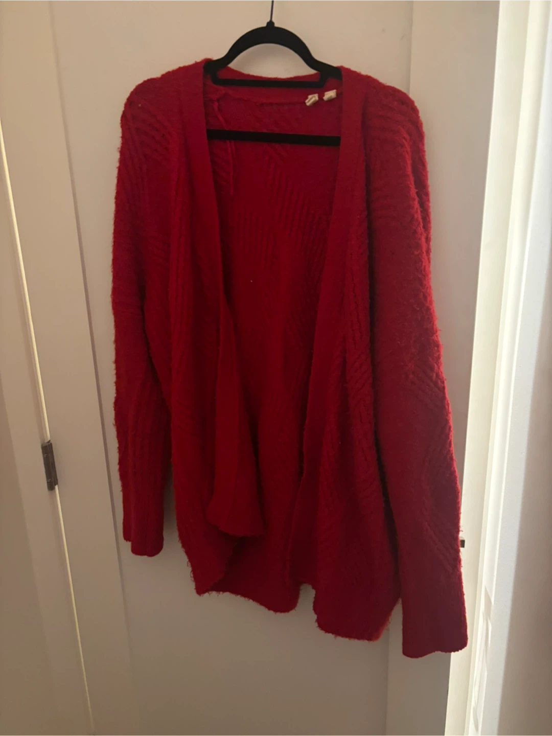 Moth by Anthropologie Red Cardigan