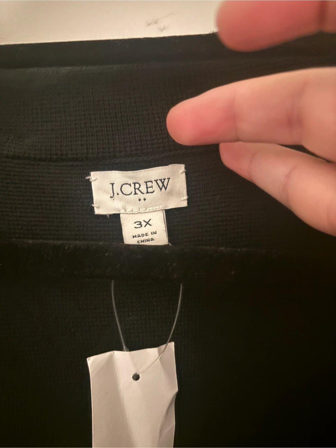 J.Crew black knit blazer, size 3X - photo 2