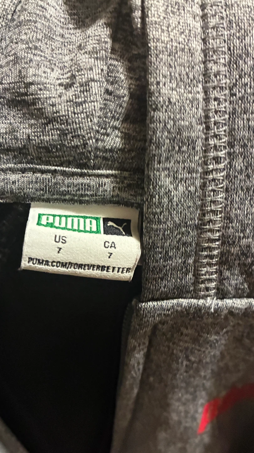 Puma Kids Zip-Up Hoodie Grey - photo 2