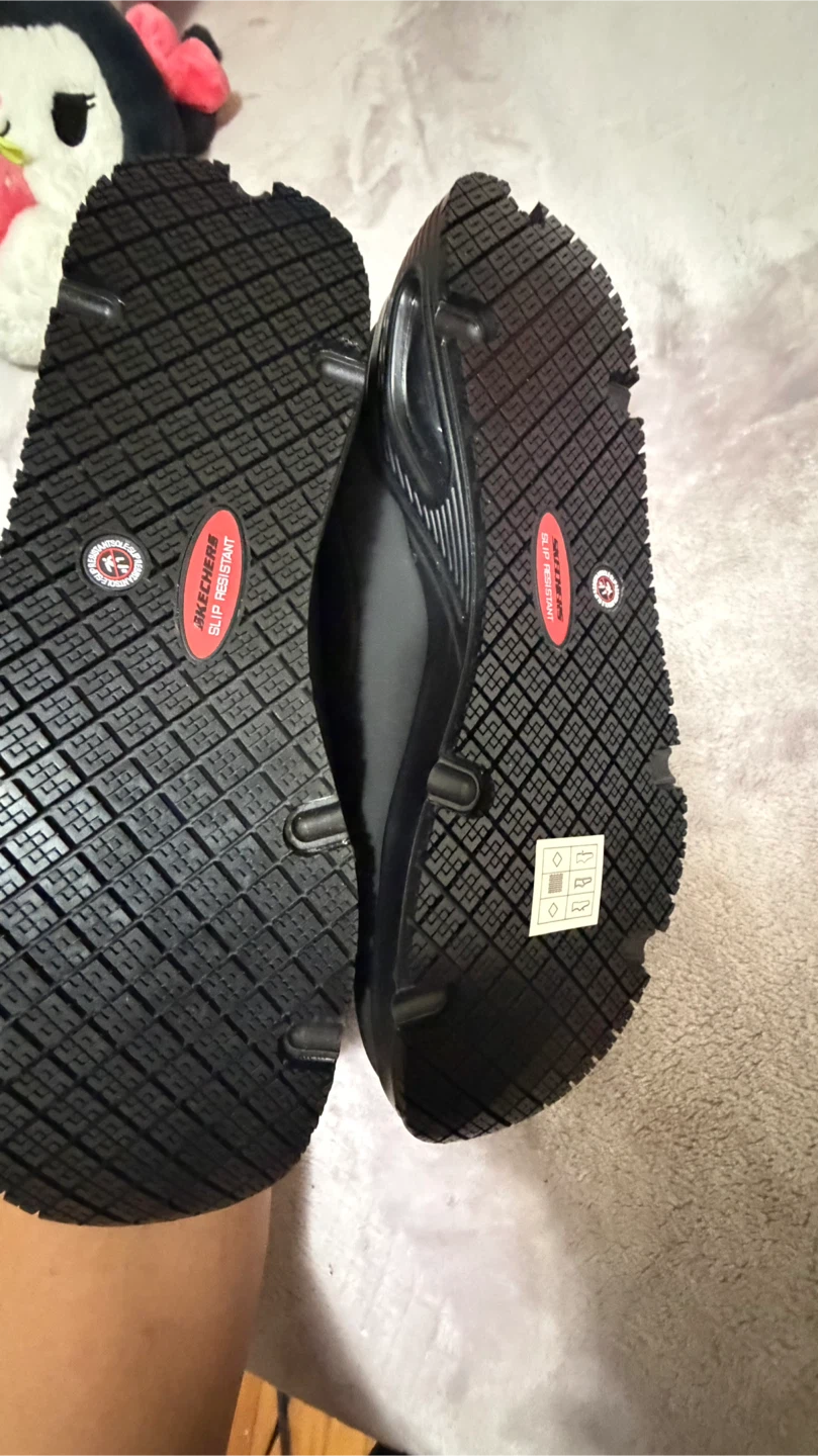 Skechers Work Slip Resistant Shoes - Black - US 9 - photo 5