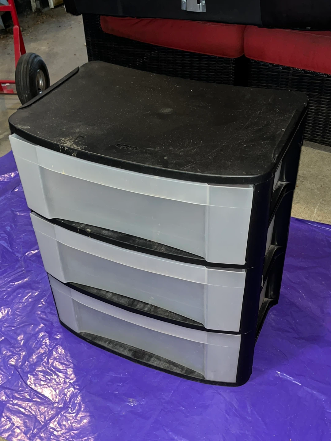 Sterilite 3-Drawer Storage Cart