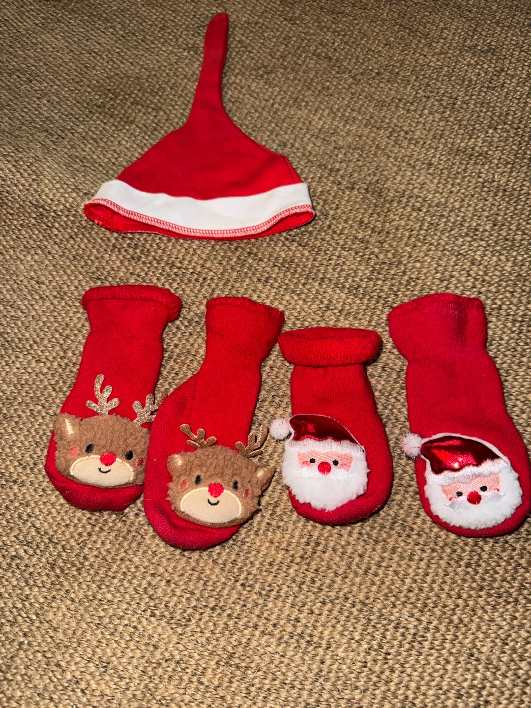 Baby Christmas Hat and Socks Set