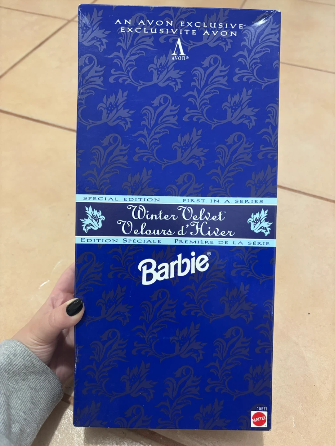 Barbie X Avon Exclusive Winter Velvet Barbie Doll