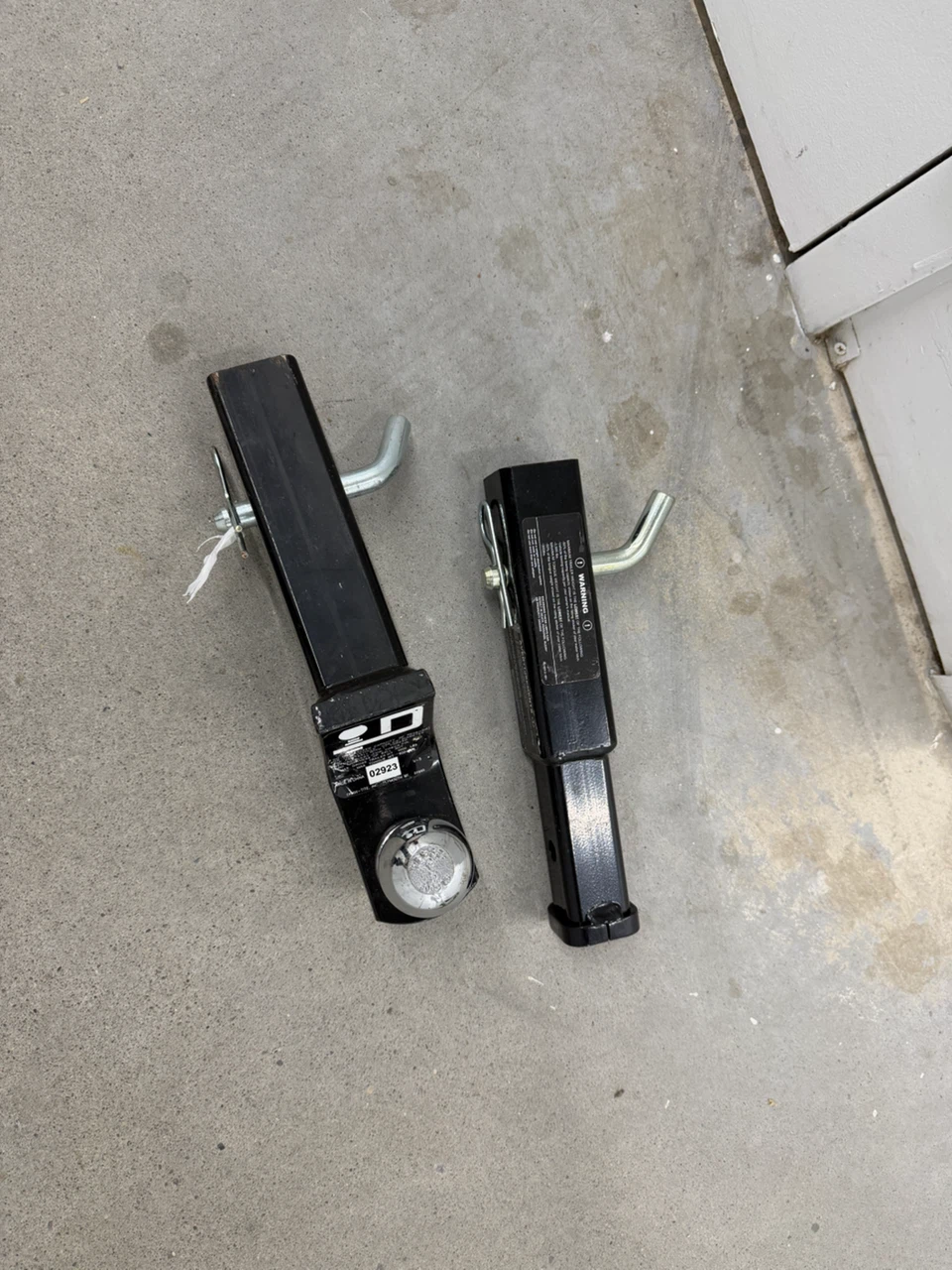 Two Trailer Hitch Ball Mounts