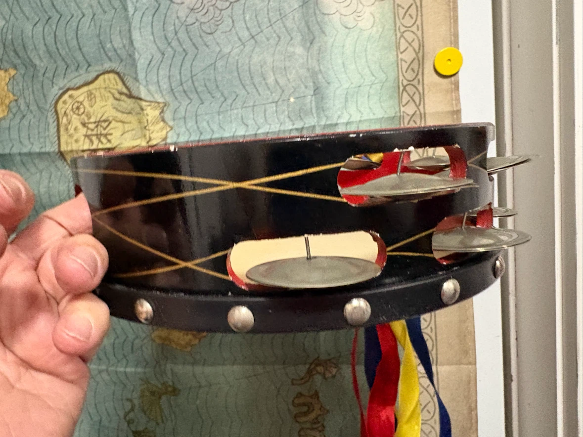 Salvation Army Tambourine with Carrying Case - photo 2