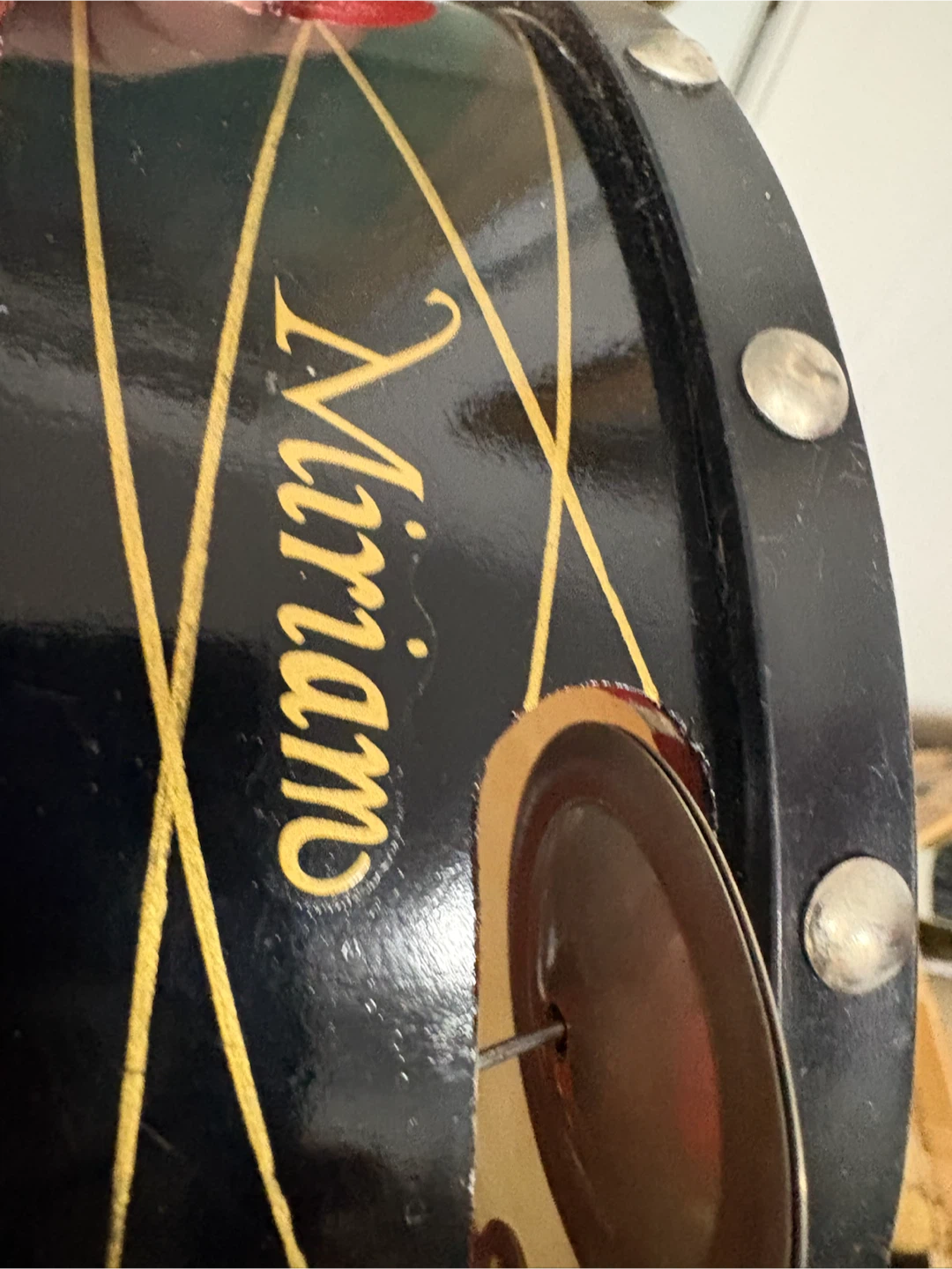 Salvation Army Tambourine with Carrying Case - photo 4