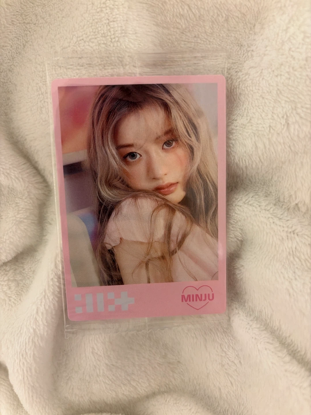 official exclusive illit minju 'ill like you' photocard