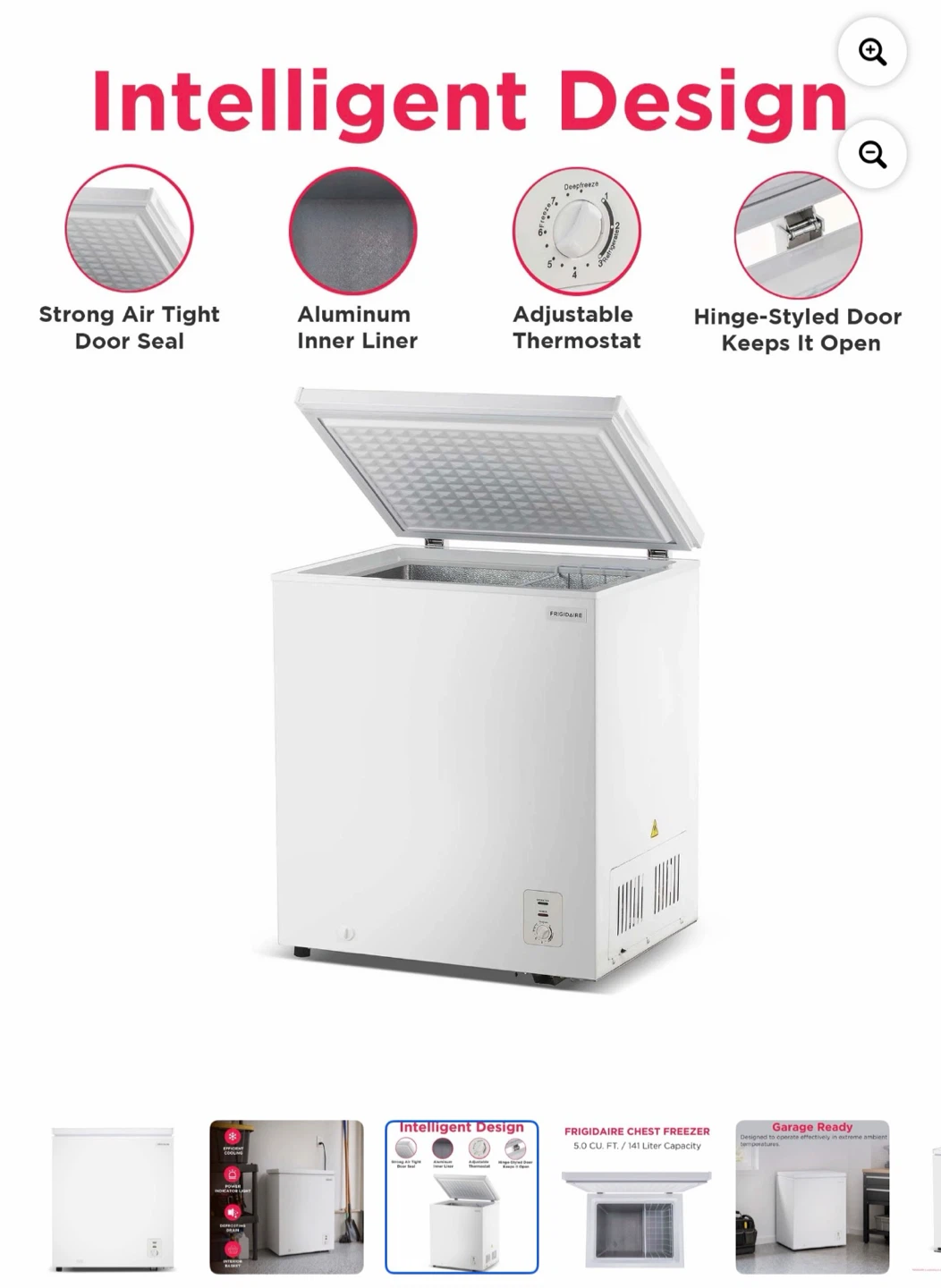 Frigidaire 5.0 cu. ft. Chest Freezer - photo 3