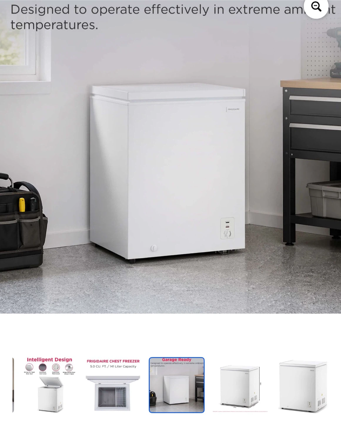 Frigidaire 5.0 cu. ft. Chest Freezer - photo 5