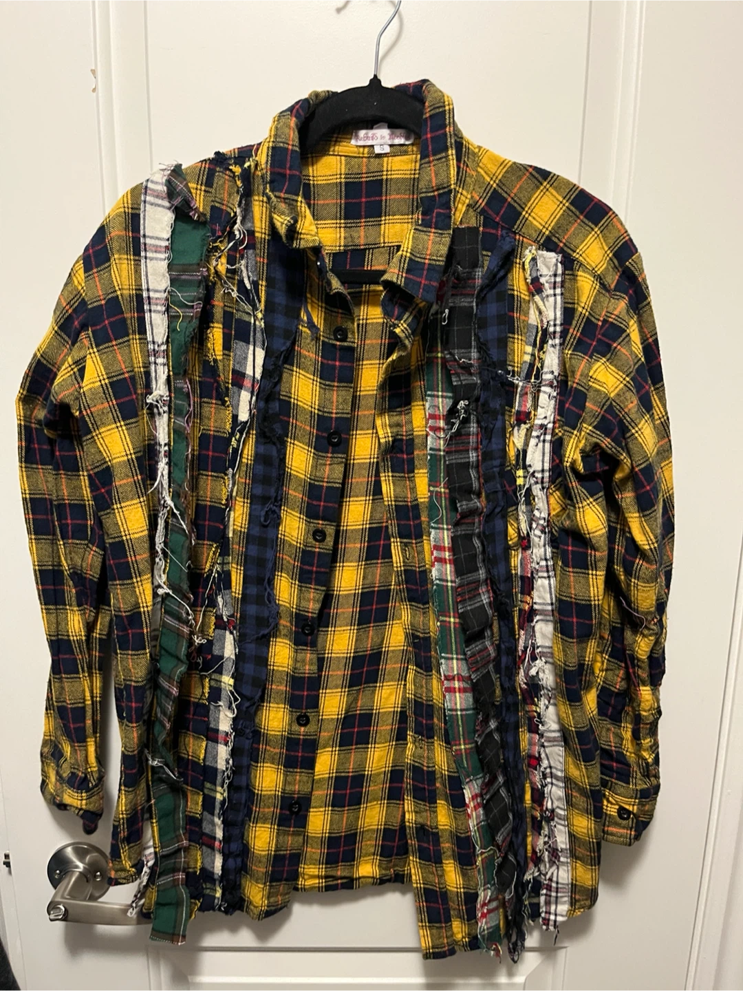 Rebuild by Needles Plaid Flannel Shirt Size S