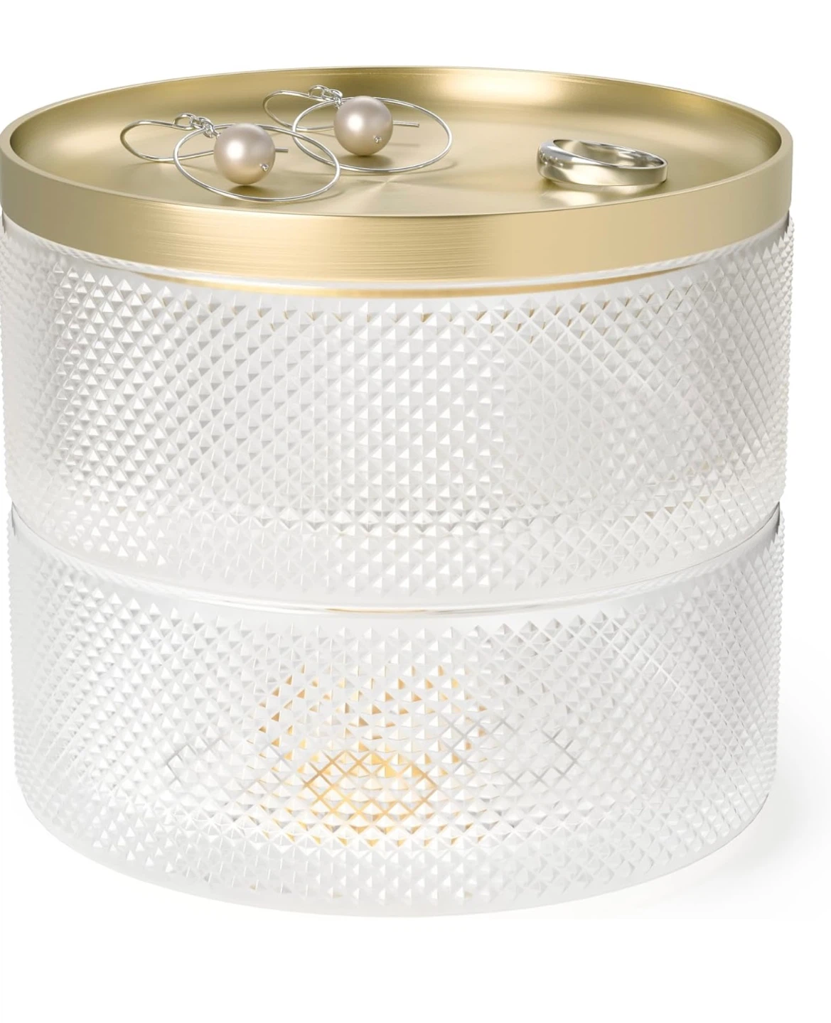 Umbra Pressed Glass Jewellery Organizer - photo 2