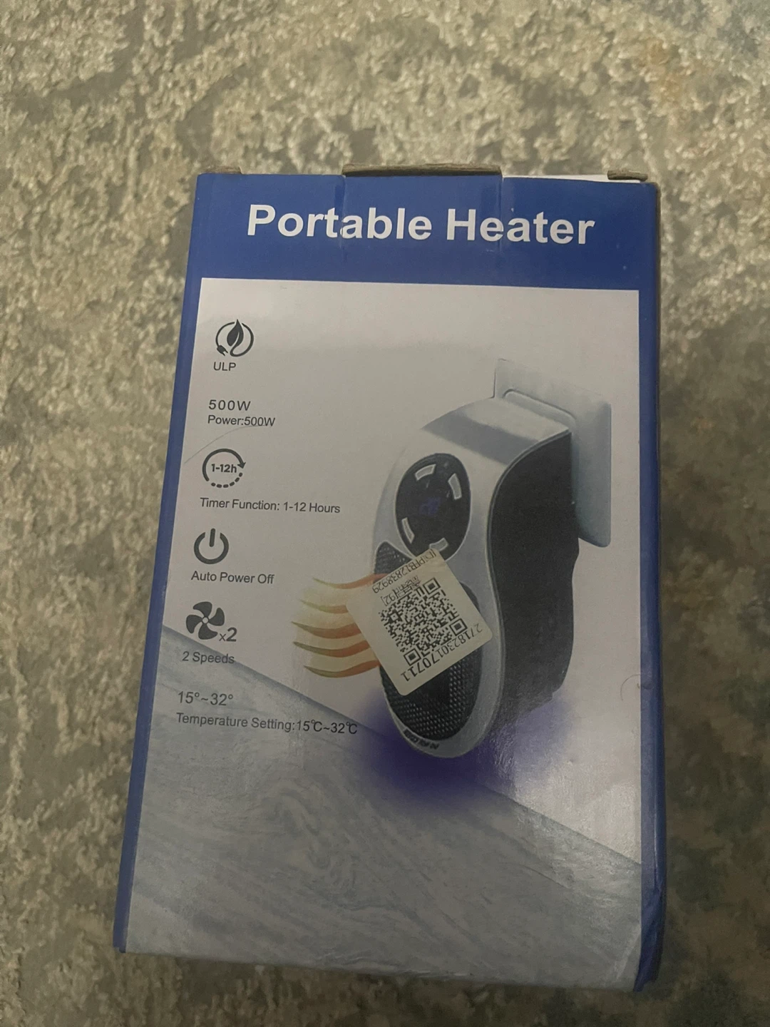 Portable Wall-Outlet Electric Heater - photo 3
