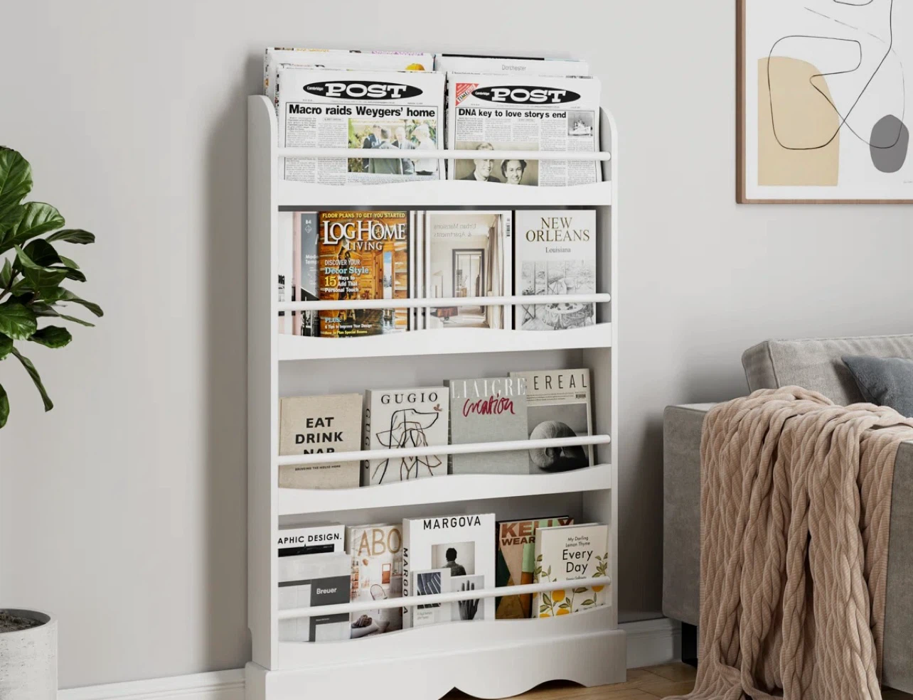 **Brand new, still in box** Harriet Bee wood bookshelf - photo 2