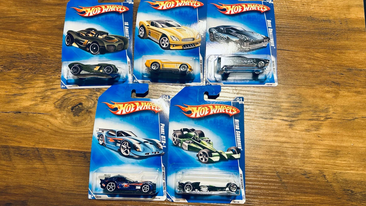 2009 Hot Wheels Lot of 5 – 16 Angels, Pony-Up, Dixie Challenger