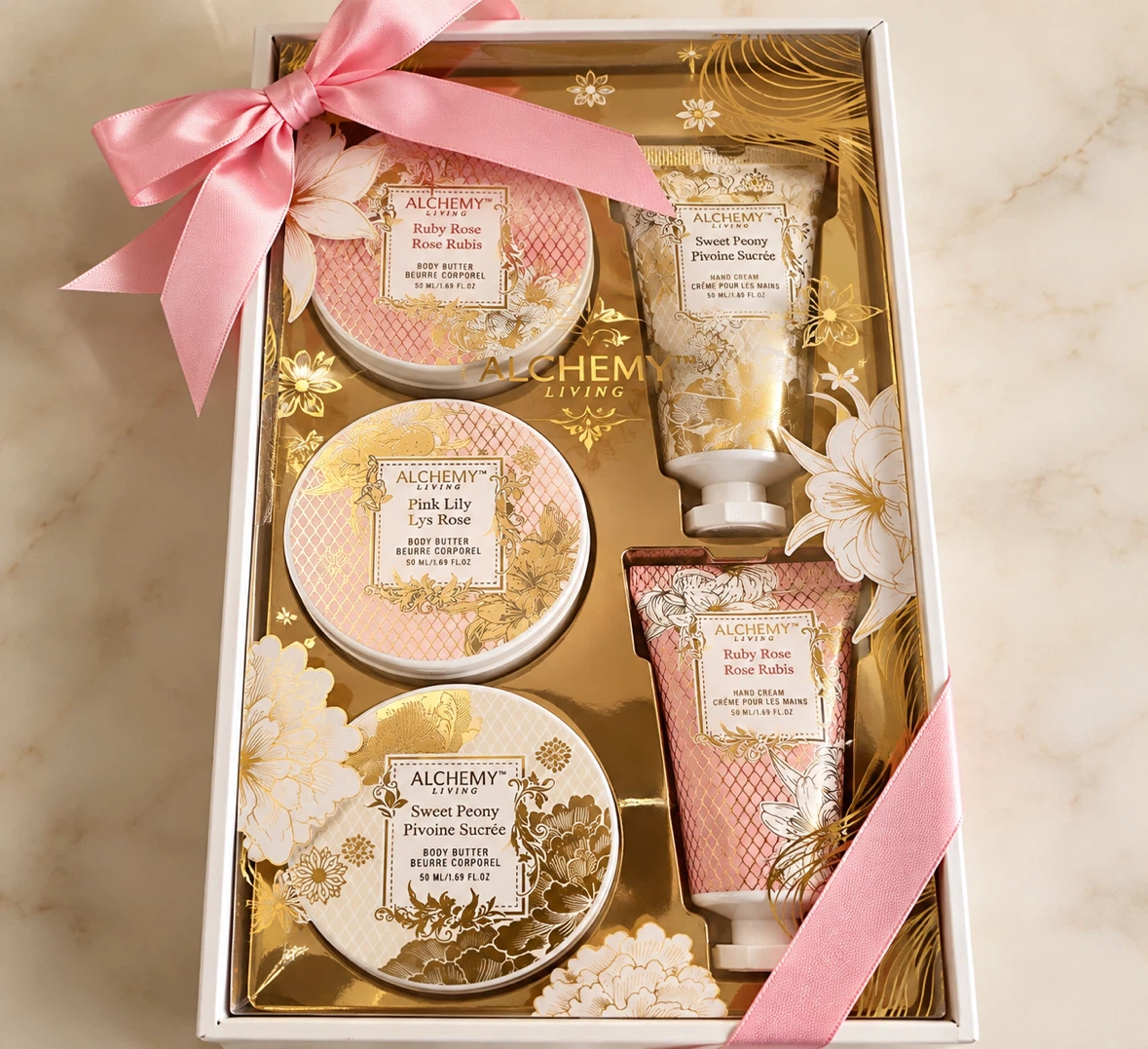 Alchemy Living Floral Body Care Gift Set