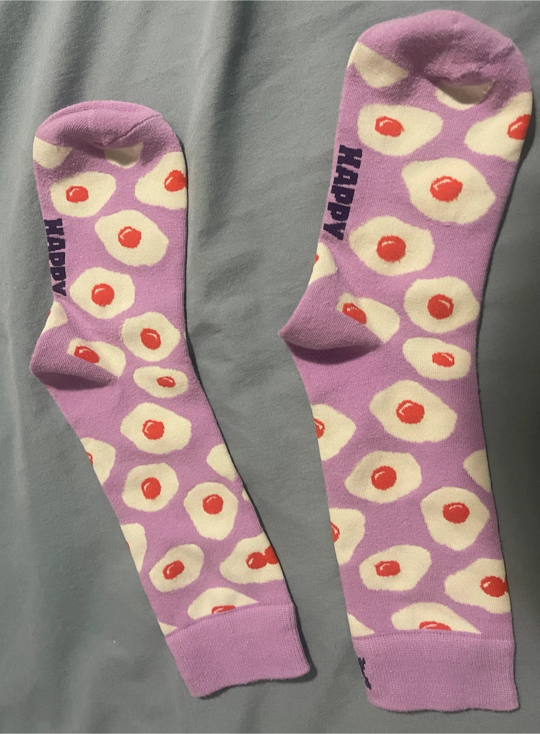 Happy Socks Egg Pattern Crew Socks
