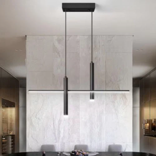 ZHLWIN 3-Light Modern Linear Pendant Chandelier - 64.9in - New