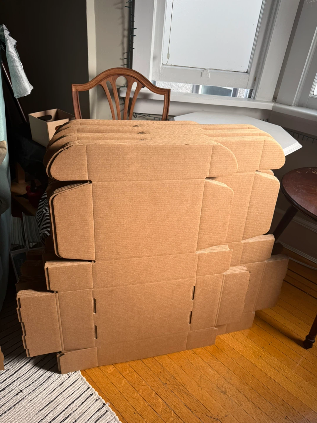 Large kraft tab-locking mailers